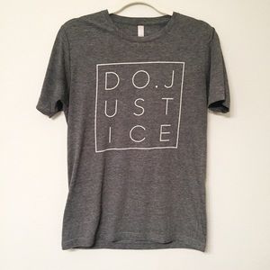 Next Level Do Justice Graphic Tee Top